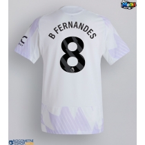 Moški Nogometni dresi Manchester United Bruno Fernandes #8 Gostujoči 2025-26 Kratek Rokav